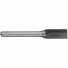 1_2in Cylindrical Carbide Burr With End Cut