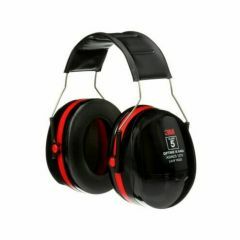 3M Peltor Optime III Headband Format Earmuff H540A_ Black and Red