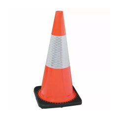 450mm Orange Cone with 150mm Reflective Collar