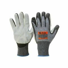 ARAX Nitrile Foam Dip Glove with ReInforced Synthetic Leather Pal