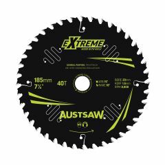 Austsaw Extreme_ Wood with Nails Blade 185mm x 20_16 Bore x 40 T 