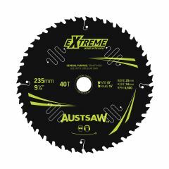 Austsaw Extreme_ Wood with Nails Blade 235mm x 25 Bore x 40 T Thi