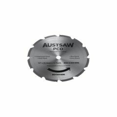 Austsaw _ 350mm _14in_ Polycrystalline Diamond Blade _ 25_4mm Bor