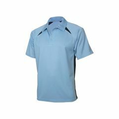 Biz Collection P7700 Adults Splice Polo 160gsm_ Spring Blue_Navy