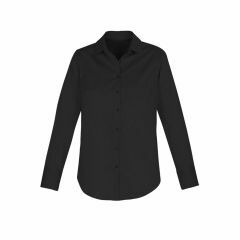 Biz Collection S016LL Ladies Camden Long Sleeve Shirt_ Black