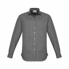 Biz Collection S716ML Mens Ellison Cotton Rich Shirt_ Long Sleeve