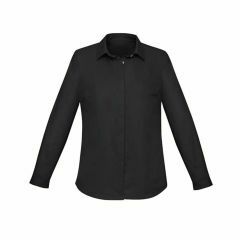 Biz Corporates RS968LL Womens Charlie Long Sleeve Shirt_ Black