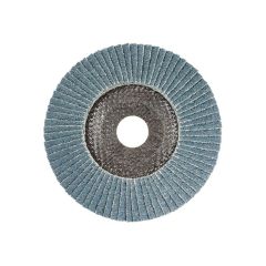 Carded Single Pack 125mm x ZK60 Flap Disc Silver Inox_Stainless G