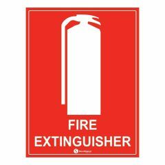 Fire Extinguisher _with pictogram_ Sign