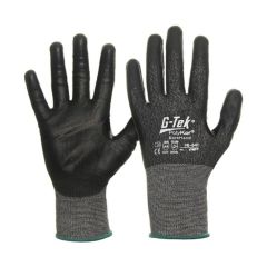 G_Tek PolyKor BareHand Cut Resistant Glove_ Black_Grey