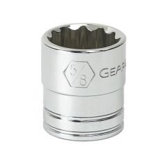 GearWrench 80508 1” 3_8” Drive 12 Pt_ Standard SAE Socket