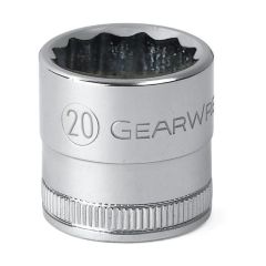 GearWrench 80754 19mm 1_2” Drive 12 Pt_ Standard Metric Socket