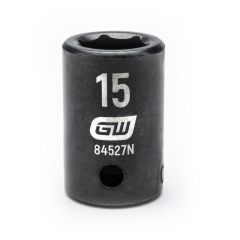 GearWrench 84527N 15mm 1_2” Drive Metric 6 Pt_ Standard Impact So