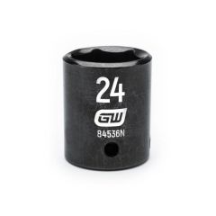 GearWrench 84537N 25mm 1_2” Drive Metric 6 Pt_ Standard Impact So