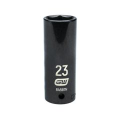 GearWrench 84581N 23mm 1_2” Drive Metric 6 Pt_ Deep Impact Socket