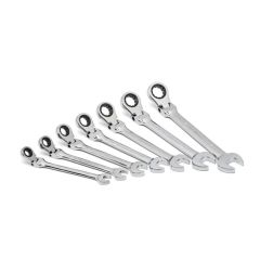 GearWrench 9700 7 Piece 72_Tooth 12 Point Flex Head Ratcheting Co