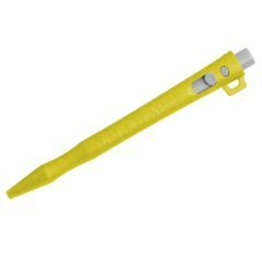 HD Metal Detect_ Retractable Pen_ BLACK Gel Ink_ Yellow Housing_ 