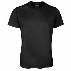 JB's Adults Fit Poly Short Sleeve Tee_ Black