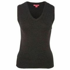 JB's Ladies Knitted Vest_ Charcoal
