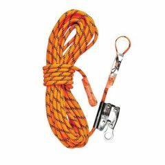 Linq Rope Safety Line Kermantle_ w_ Thimble Eye _ Rope Grab_ 5m