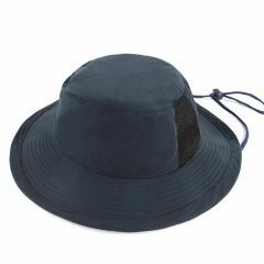 Microfibre Surf Hat with Mesh Panels_ Rope _ Toggle_ Dark Navy