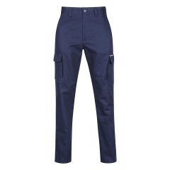 Norss Derby Cotton Drill Cargo Trousers_ Navy Front