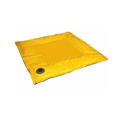 PVC Weighted Drain Cover w_ carry bag_ 1_2m x 1_2m