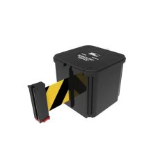 Retractable Belt_ Wall Mount System _ 7_6m_ Black_Yellow
