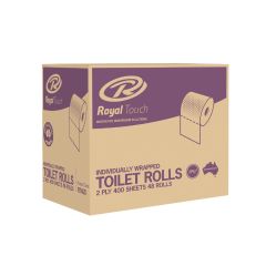 Royal Touch Premium Toilet Paper Rolls_ 400 sheet x Ctn_ 48