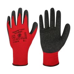 Safetek Mamba Nylon Latex Grip Handling Gloves
