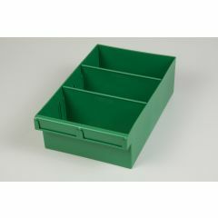 Spare Parts Tray with 2 removable dividers_ GREEN _ 200 x 100 x 300mm