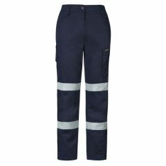Syzmik ZP733 Womens Essential Stretch Taped Cargo Pant_ Navy