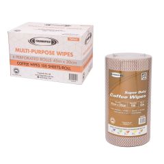 TruWipes TWS68 Multipurpose Super Duty Perforated Wipe Roll of 10