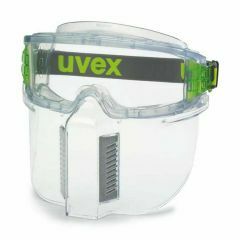 UVEX Ultrashield Safety Goggles with Lower Face Guard Clear Lens