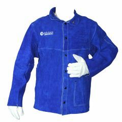 PROMAX Blue Leather Welding Jacket