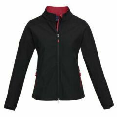 Biz Collection J307L Ladies Geneva Jacket, Black/Red