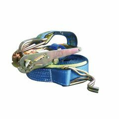 Ratchet Tie Down Strap Assembly, 35mm x 6m, LC 1500kg - C/W Hook & Keeper