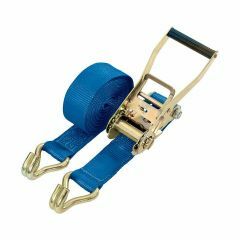 Ratchet Tie Down Strap Assembly, 25mm x 5m, LC 750kg - C/W Hook & Keeper