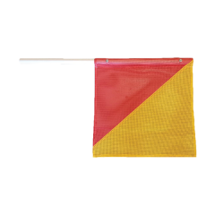 Premium Mesh Type Oversize Flag w/ Flexible Plastic Pole