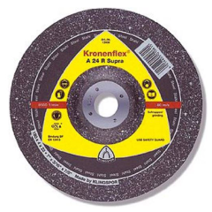 Klingspor Grinding disc - (A24R) Supra / 12200rpm, Medium , 125 x 6 x 22mm