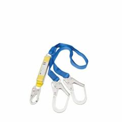 3M 1390065A Twin Tail EZ_StopShock Absorbing Lanyard w_scaffold h