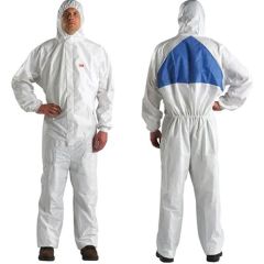 3M Protective Coverall 4540_ White_Blue Type 5_6_ Size XL 