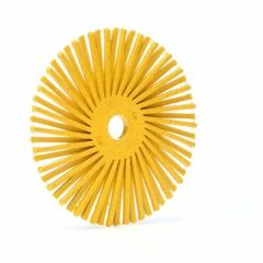 3M Scotch_Brite Radial Bristle Disc_ 75mm x 9_5mm_ P80 Yellow_ An