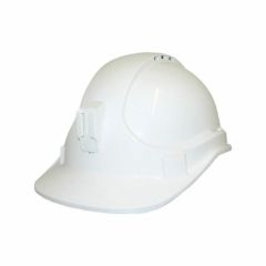 3M TA570L_WH Unisafe Vented Hardhat_ With Poly Lamp Bracket_ Whit