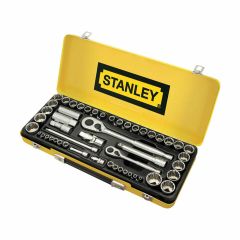 Stanley Socket Set 1/4" & 1/2" Drive Met/AF  50pc