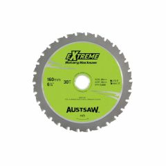 Austsaw _ 160mm _6 1_4in_ Rotary Hacksaw Blade _ 20mm Bore _ 30 T