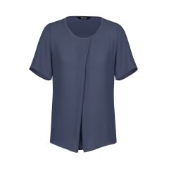 BIz Corporates Womens Sydney T_Top Short Sleeve_ Storm Blue