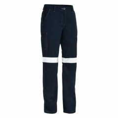 Bisley 238gsm Womens Reflective Tecasafe _700 FR Engineered Cargo Pants_ Navy