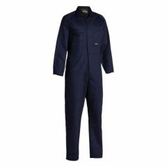 Bisley BC6007 310gsm Regular Weight Cotton Drill Coveralls_ Dark Navy