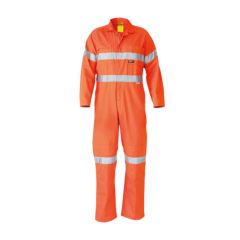 Bisley BC6718TW Taped Hi Vis Lightweight Coverall_ Orange